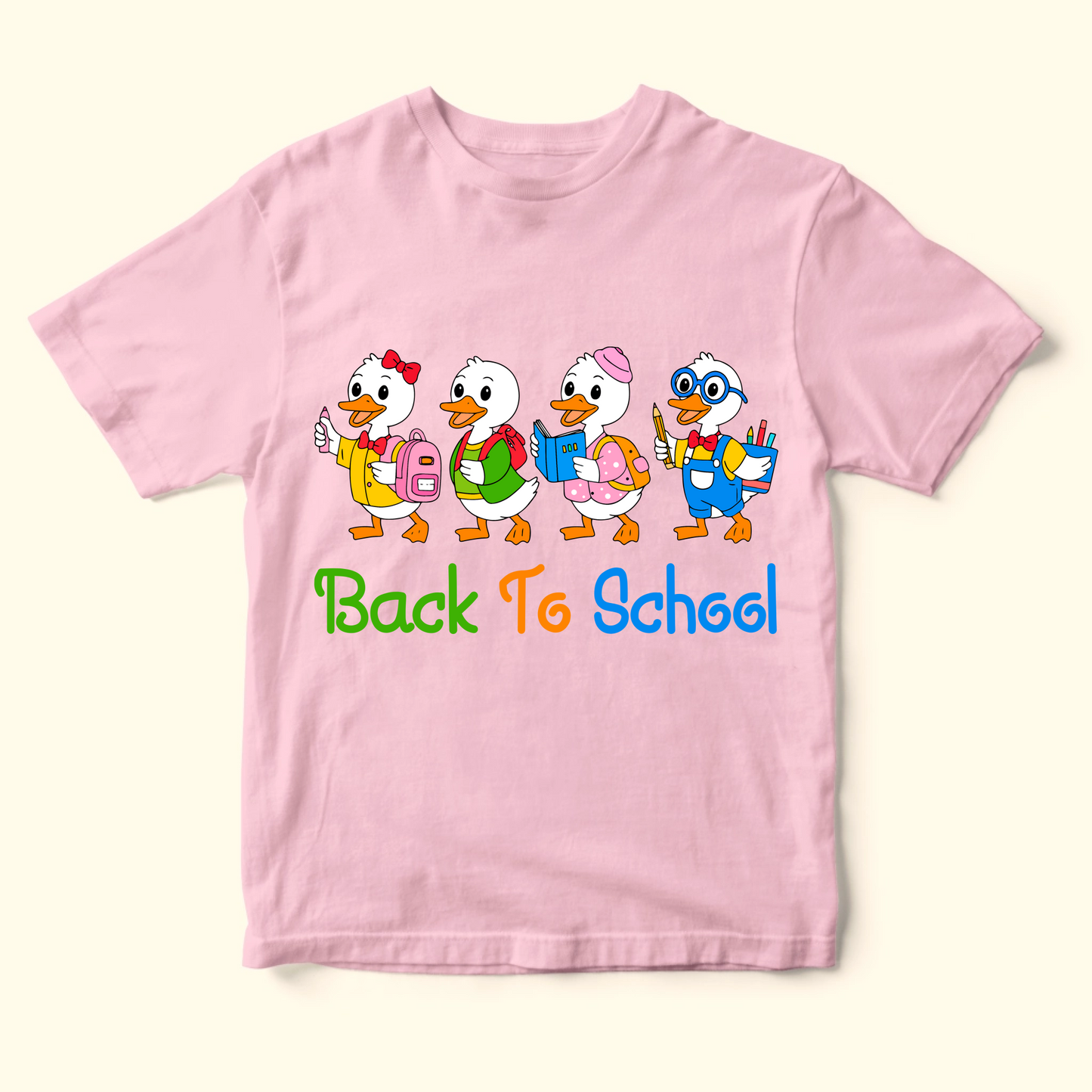 Back to School Baby Duck T-Shirt – Cute Tee for Kids