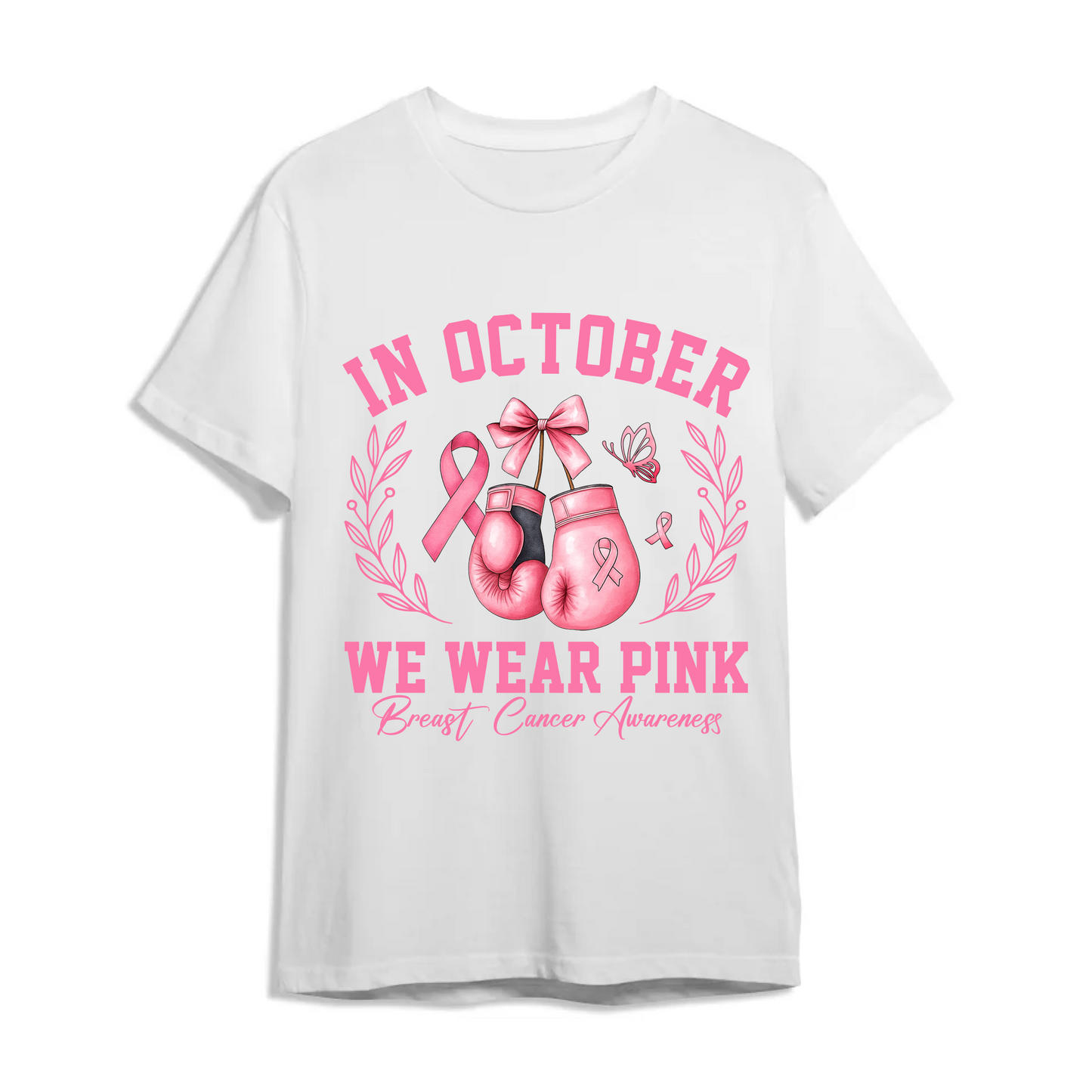 Breast Cancer Areness Shirt - In October We Wear Pink