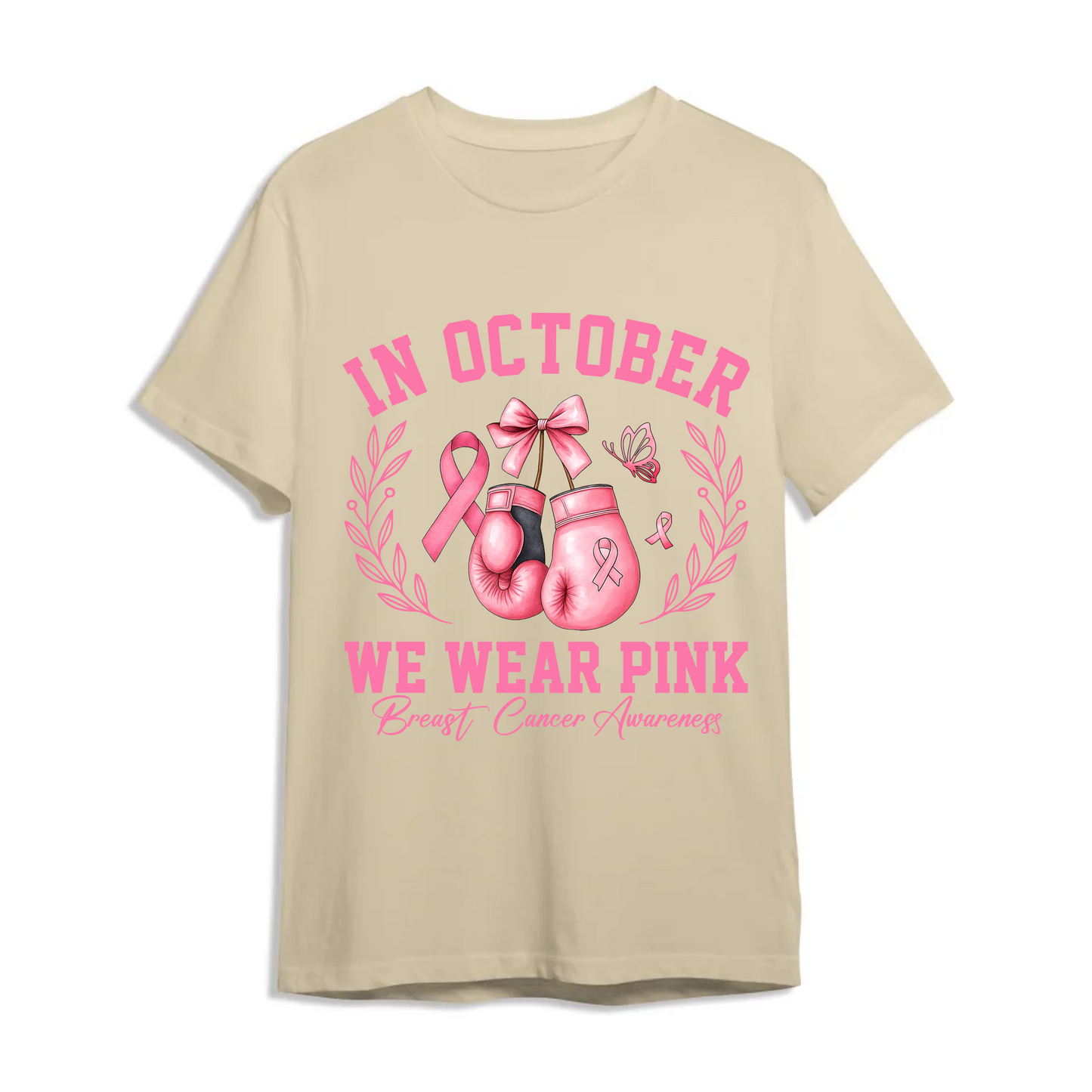 Breast Cancer Areness Shirt - In October We Wear Pink