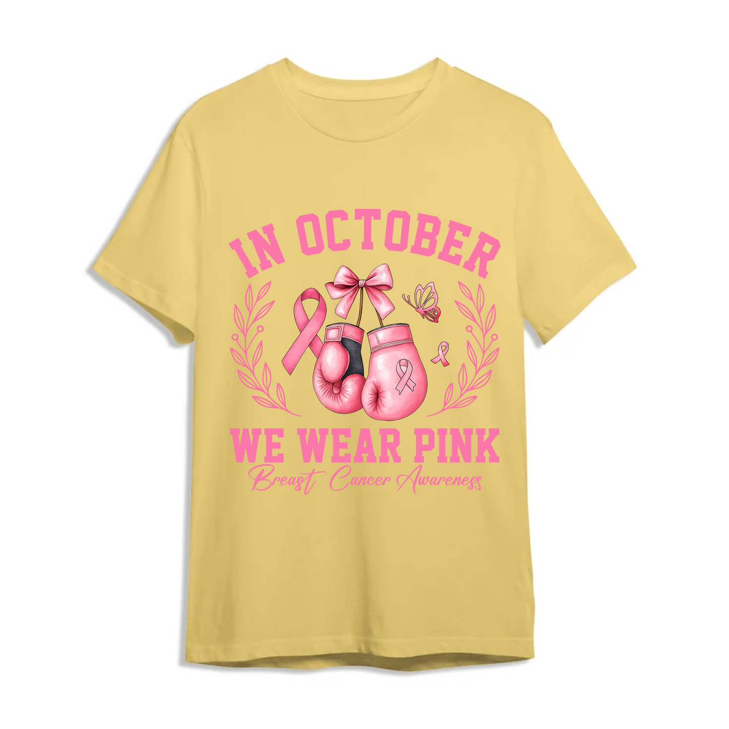 Breast Cancer Areness Shirt - In October We Wear Pink