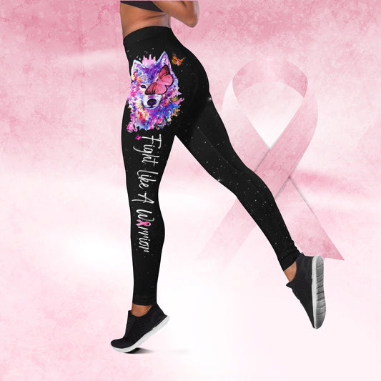 Breast Cancer-Fight Like A Warrior Combo Tank + Legging CL1, Custom Choo