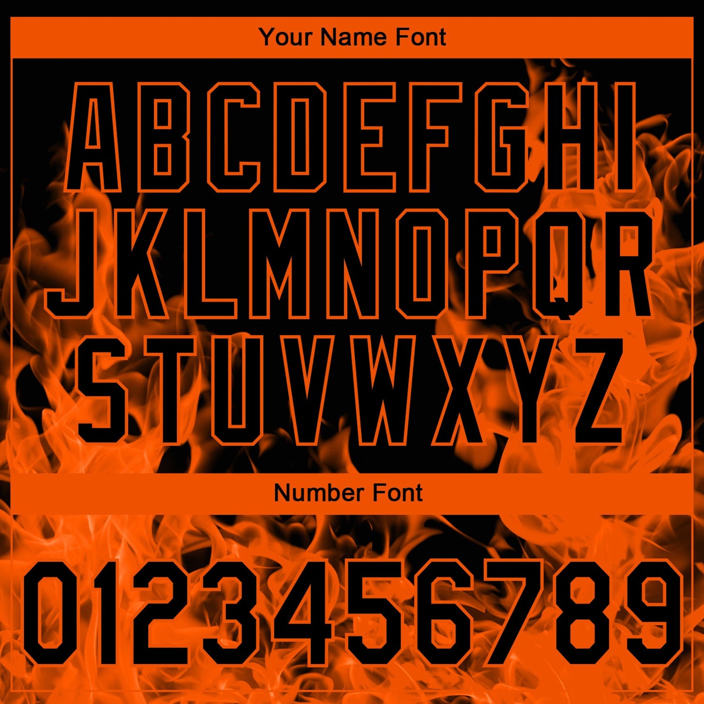 Custom Stitched Black Orange 3D Pattern Design Flame Sports Pullover Sweatshirt Hoodie