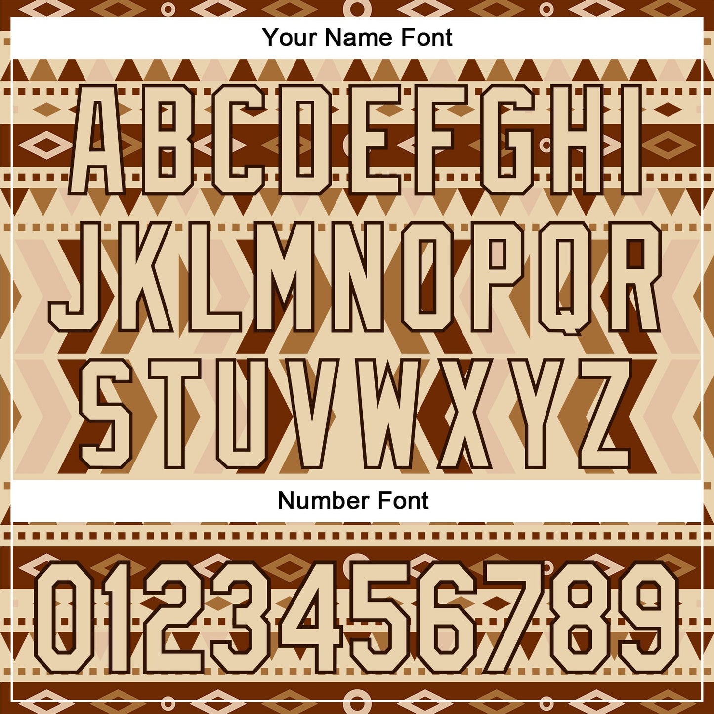 Custom City Cream Brown 3D Pattern Design Western Cowboy Tribal Ethnic Sports Pullover Sweatshirt Hoodie