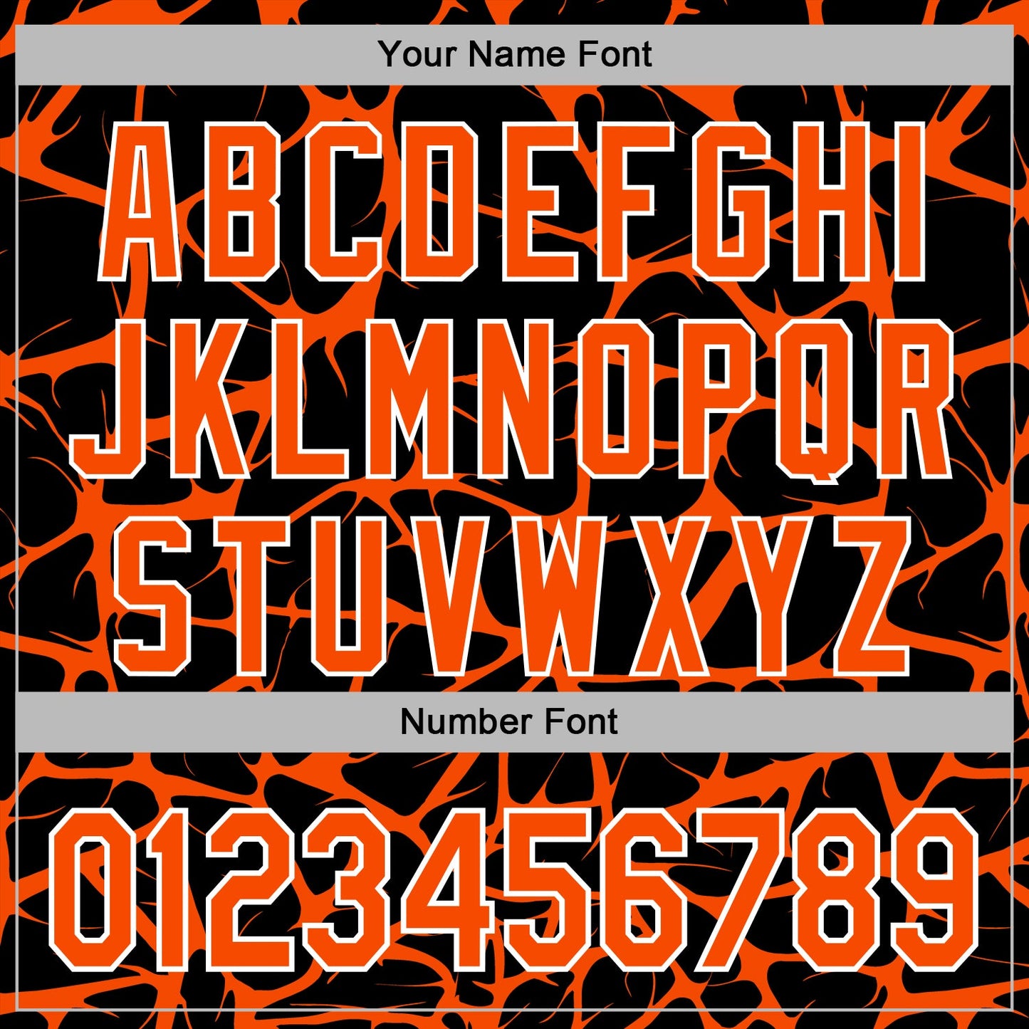 Custom Stitched Black Orange-White Abstract Network Pattern Sports Pullover Sweatshirt Hoodie