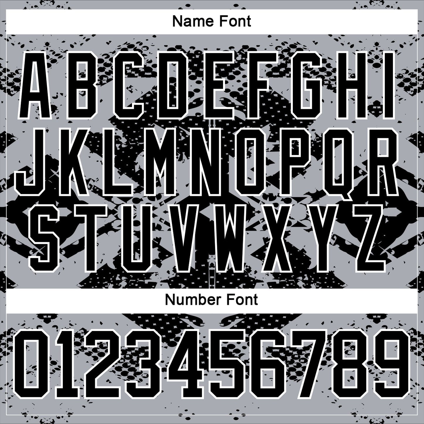 Custom Gray Black-White 3D Pattern Abstract Grunge Hockey Lace Neck Jersey