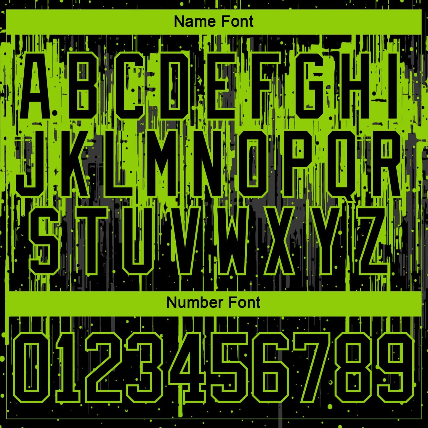 Custom Black Neon Green Steel Gray-White Dripping Splatter Pattern Hockey Lace Neck Jersey