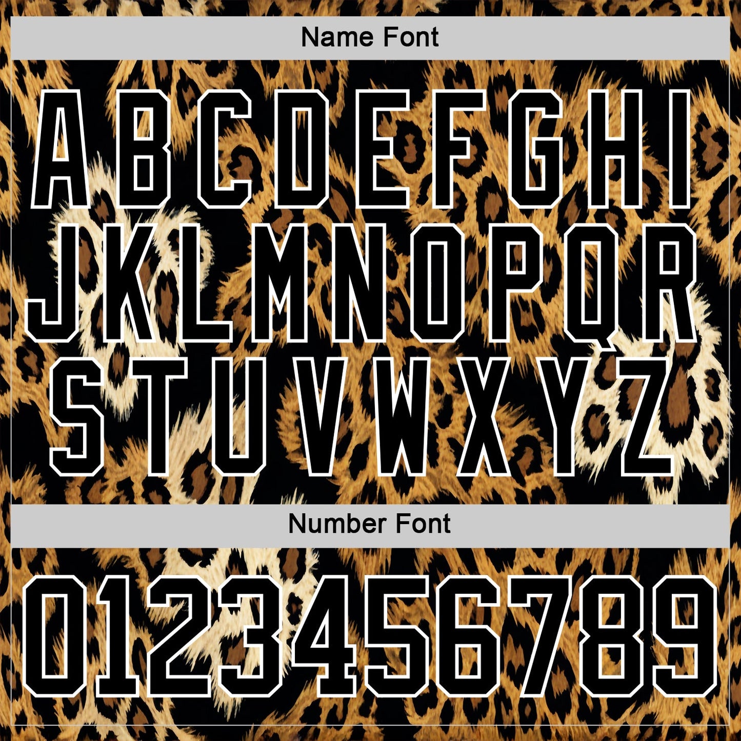 Custom Black Brown Cream-White Leopard Print Hockey Lace Neck Jersey