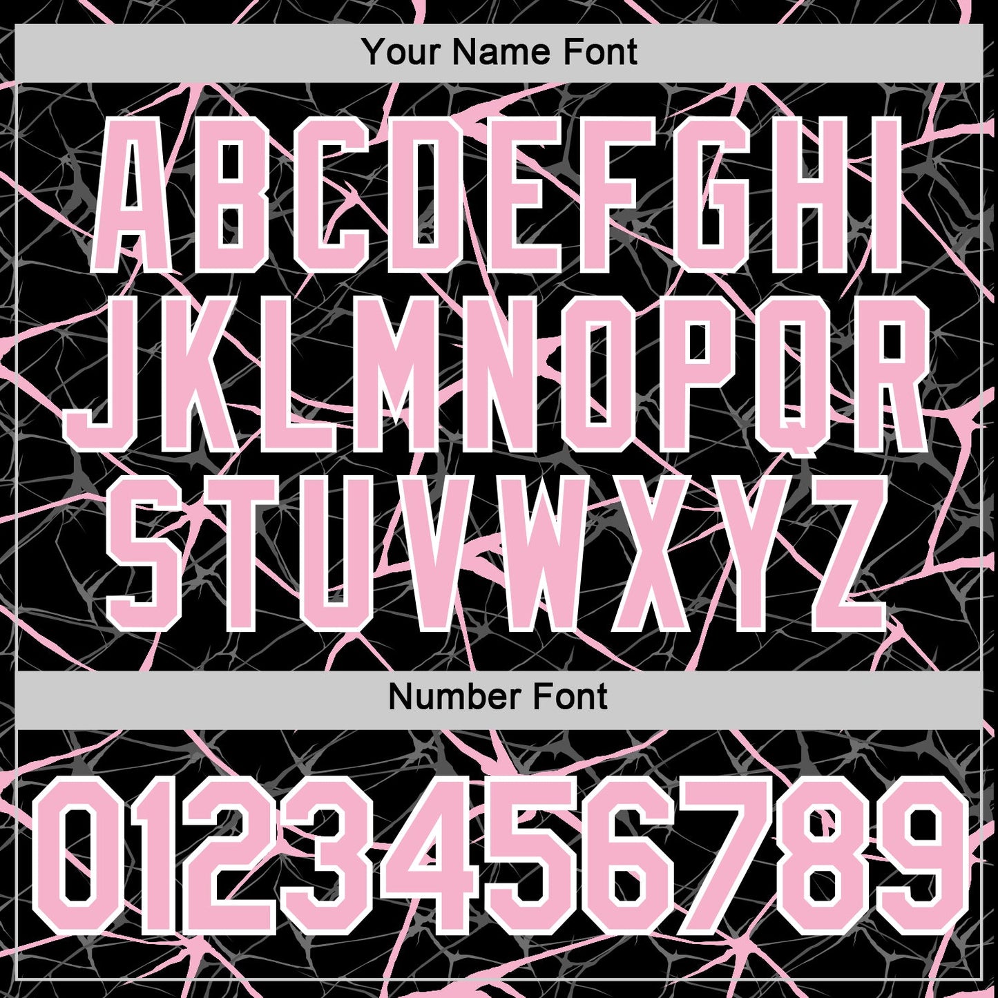 Custom Black Light Pink Gray-White Abstract Network Crackle Performance T-Shirt