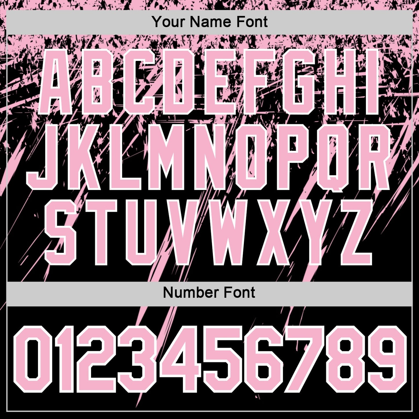 Custom Black Light Pink-White Distressed Scratch Brush Stroke Performance T-Shirt