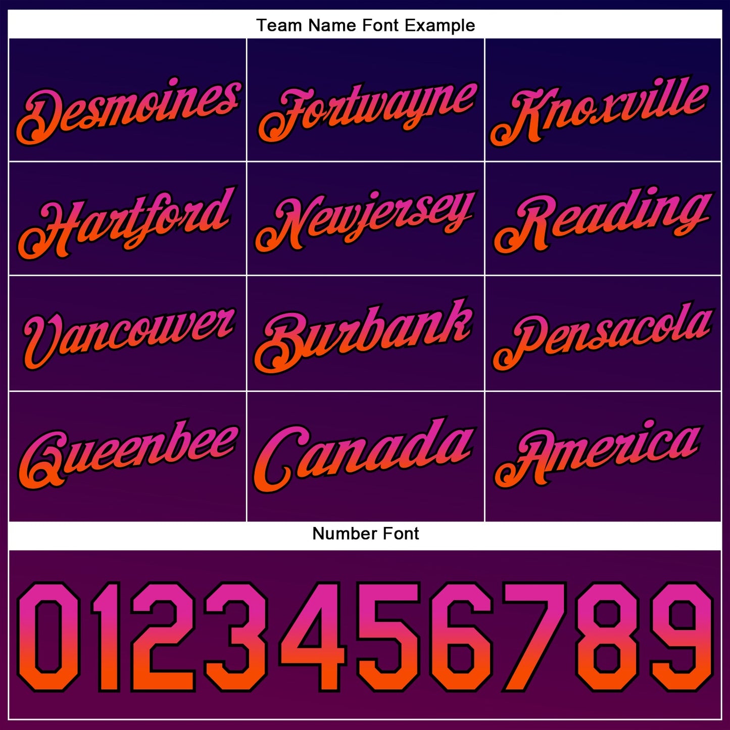 Custom Stitched Purple Deep Pink Orange-Black 3D Halloween Sports Pullover Sweatshirt Hoodie