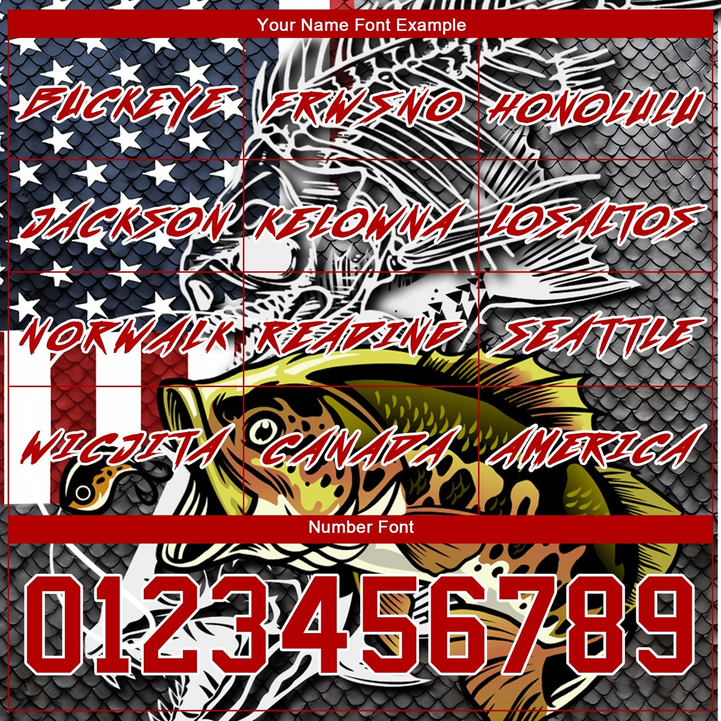 Custom Navy Red-Steel Gray 3D American Flag And Striped Bass Fish Fishing Sports Pullover Sweatshirt Hoodie
