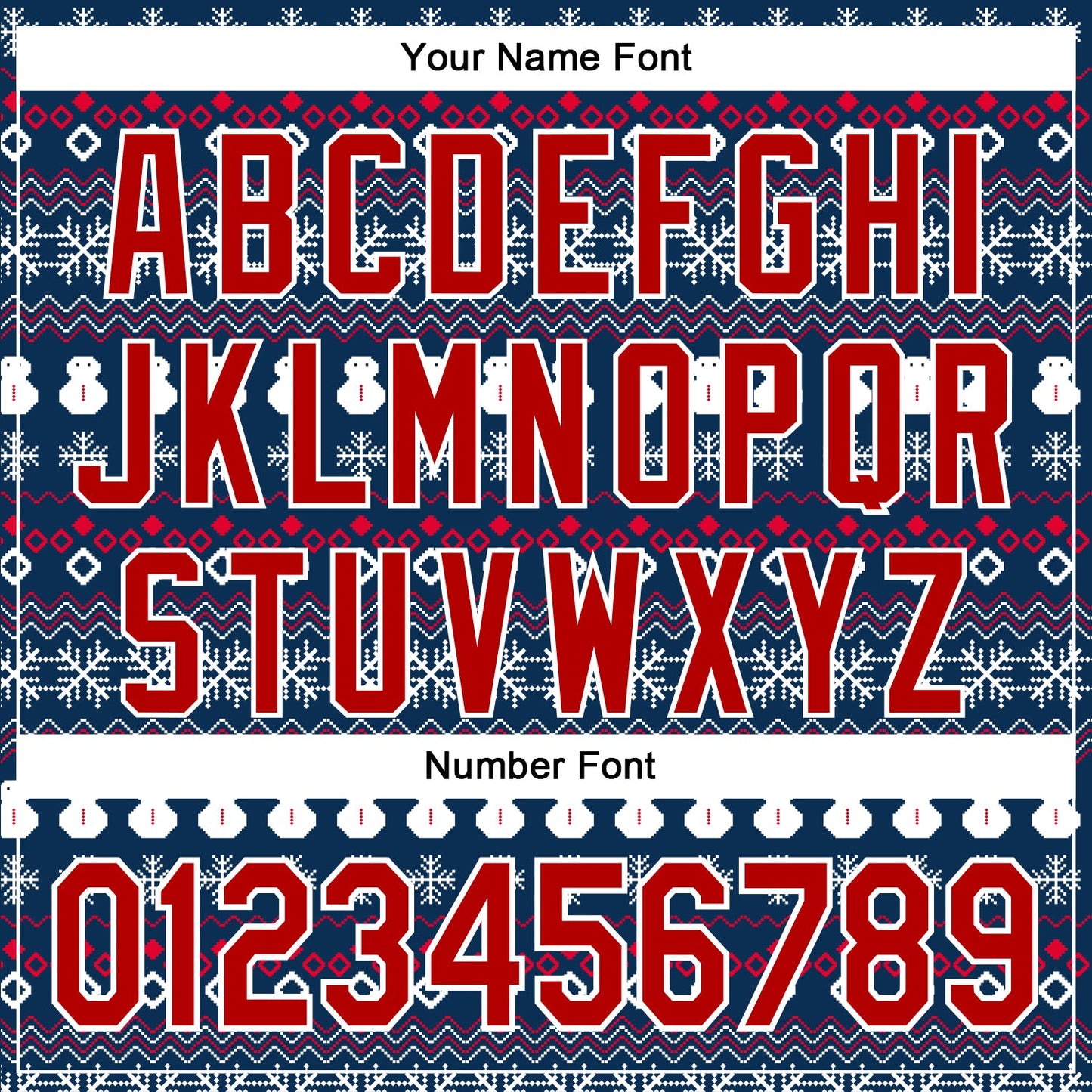 Custom Stitched Navy Red-White 3D Christmas Sports Pullover Sweatshirt Hoodie