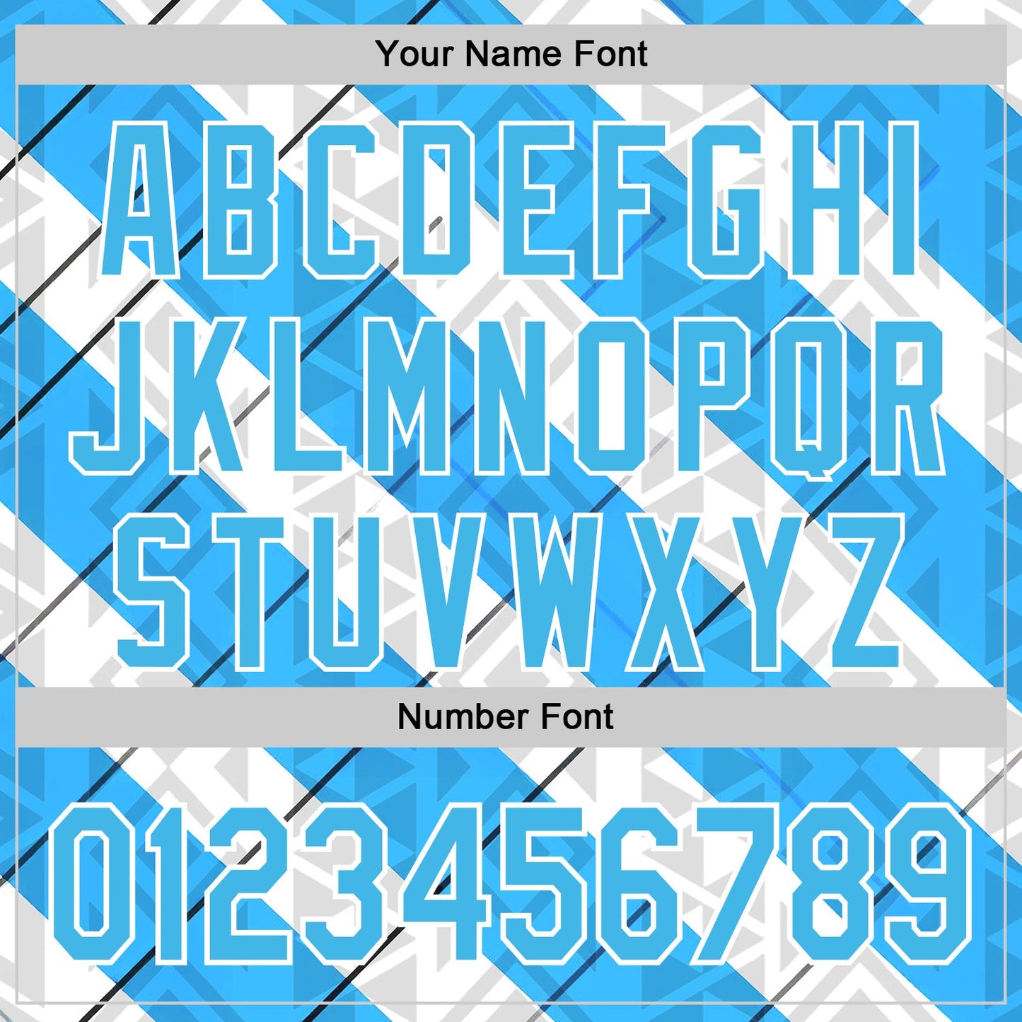 Custom Stitched White Sky Blue Black-Blue 3D Pattern Design Argentine Inspired Geometric Tribal Shape Sportswear Pullover Sweatshirt Hoodie