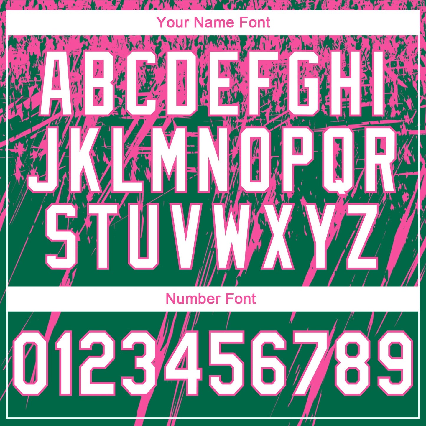 Custom Stitched Kelly Green White-Pink 3D Pattern Design Splash Grunge Art Sports Pullover Sweatshirt Hoodie
