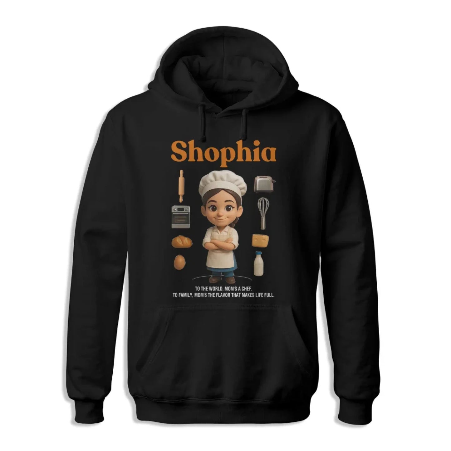 Custom Chibi Mom Shirt, Personalized Mother's Day Gift, Mom's A Baker Mom Unique Gift for Her, Custom Name - Custom Choo