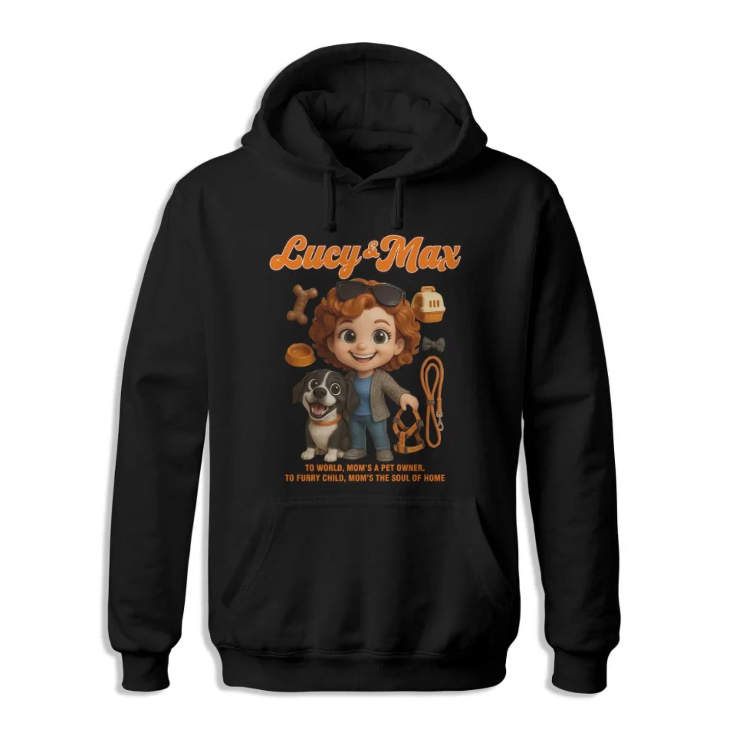 Custom Chibi Mom Shirt, Personalized Mother's Day Gift, Mom's A Dog Mom Unique Gift for Her,Custom Name - Custom Choo