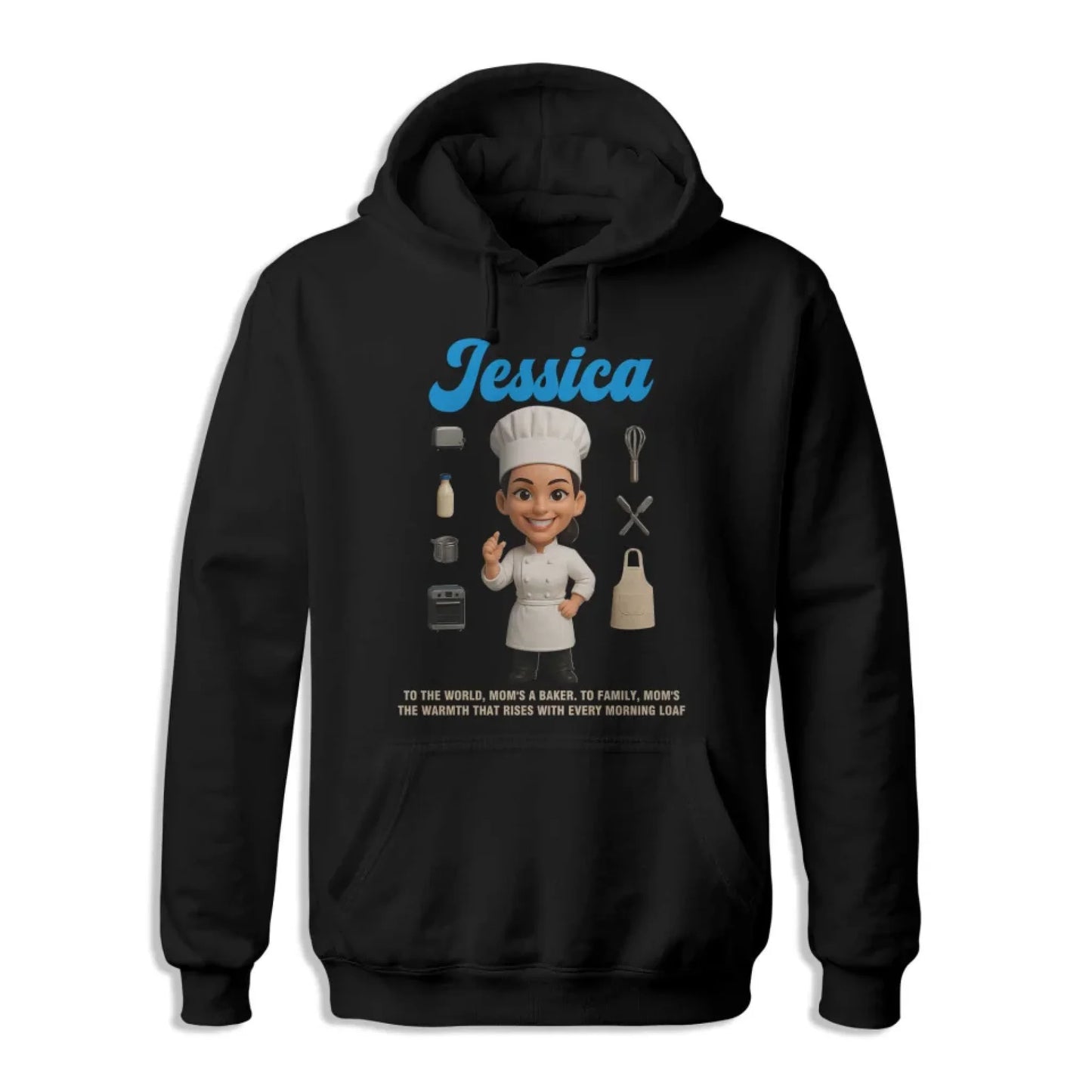 Custom Chibi Mom Shirt, Personalized Mother's Day Gift,Mom's A Baker Mom Unique Gift for Her, Custom Name - Custom Choo