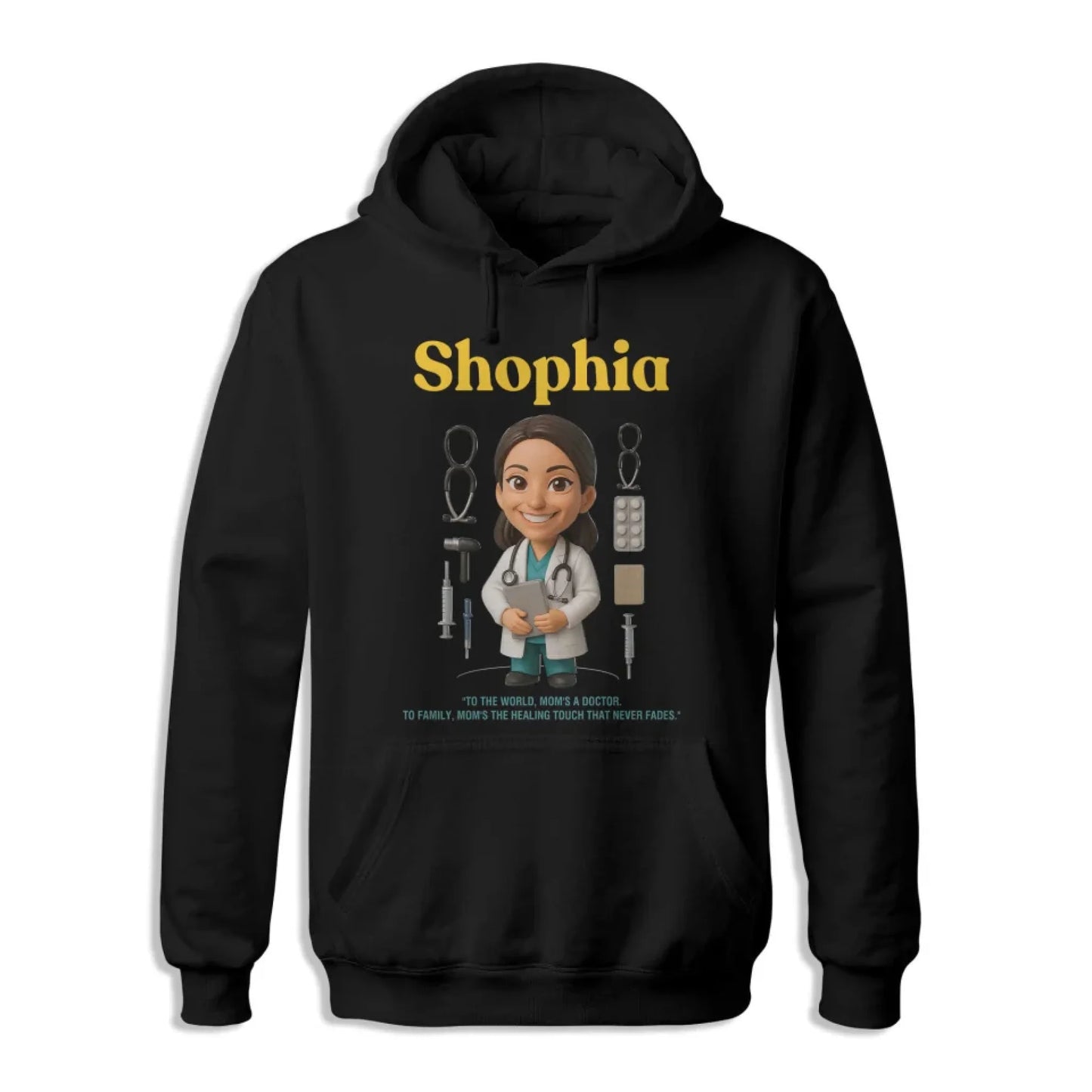 Custom Chibi Mom Shirt, Personalized Mother's Day Gift, Mom's A Doctor Mom Unique Gift for Her, Custom Name - Custom Choo