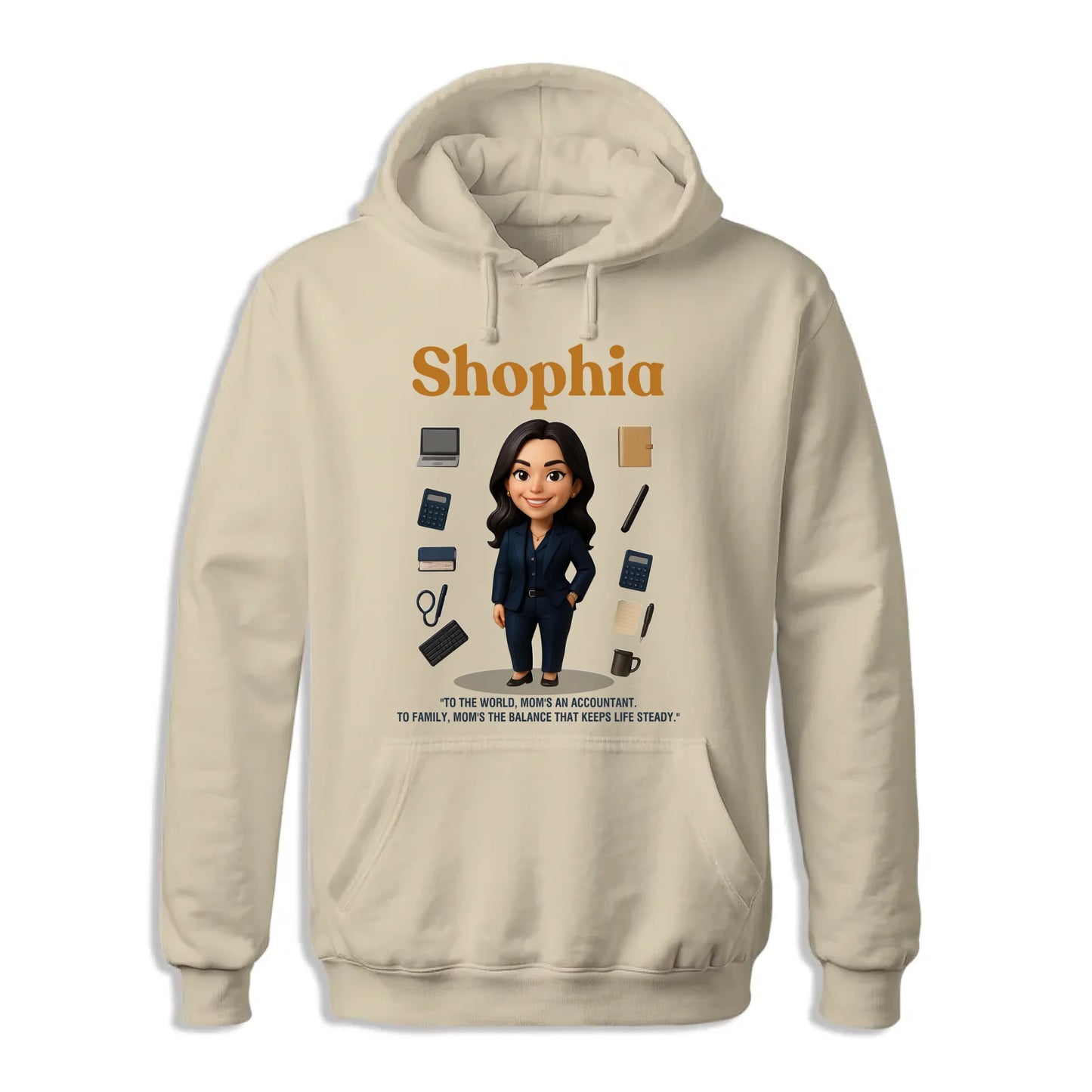 Custom Chibi Mom Shirt, Personalized Mother's Day Gift, Mom's A Accountant Mom Unique Gift for Her, Custom Name - Custom Choo