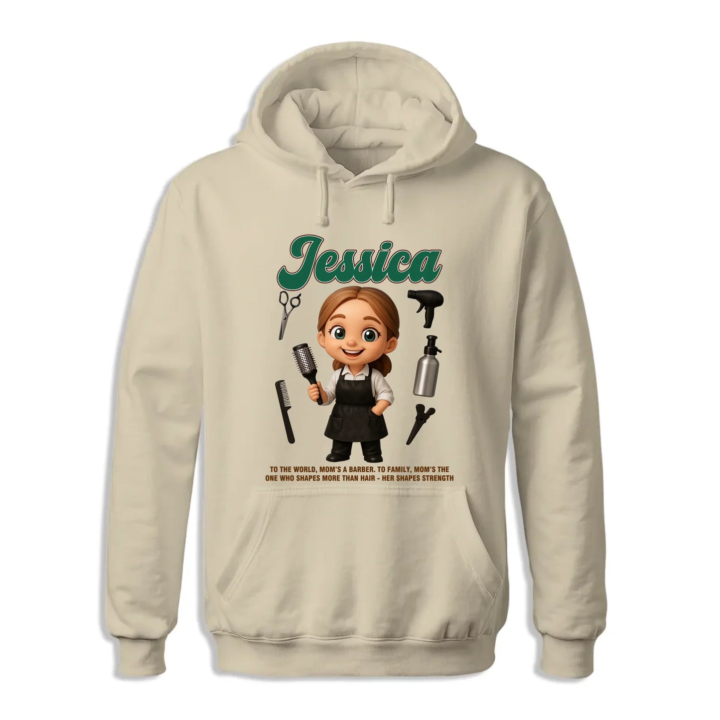 Custom Chibi Mom Shirt, Personalized Mother's Day Gift, Mom's A Baber Mom Unique Gift for Her, Custom Name - Custom Choo