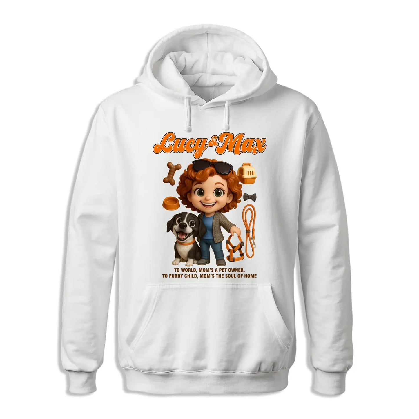 Custom Chibi Mom Shirt, Personalized Mother's Day Gift, Mom's A Dog Mom Unique Gift for Her,Custom Name - Custom Choo