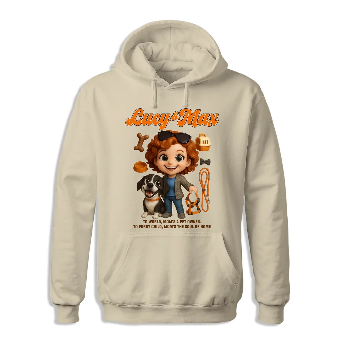 Custom Chibi Mom Shirt, Personalized Mother's Day Gift, Mom's A Dog Mom Unique Gift for Her,Custom Name - Custom Choo