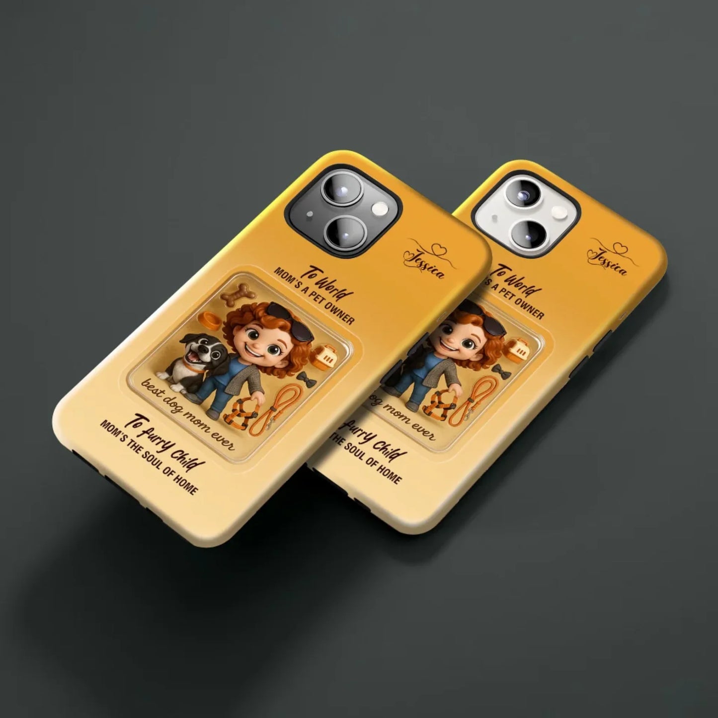 Dog Mom Mother’s Day Gift - Personalized Photo Chibi Phone Case for Mom - Custom Choo