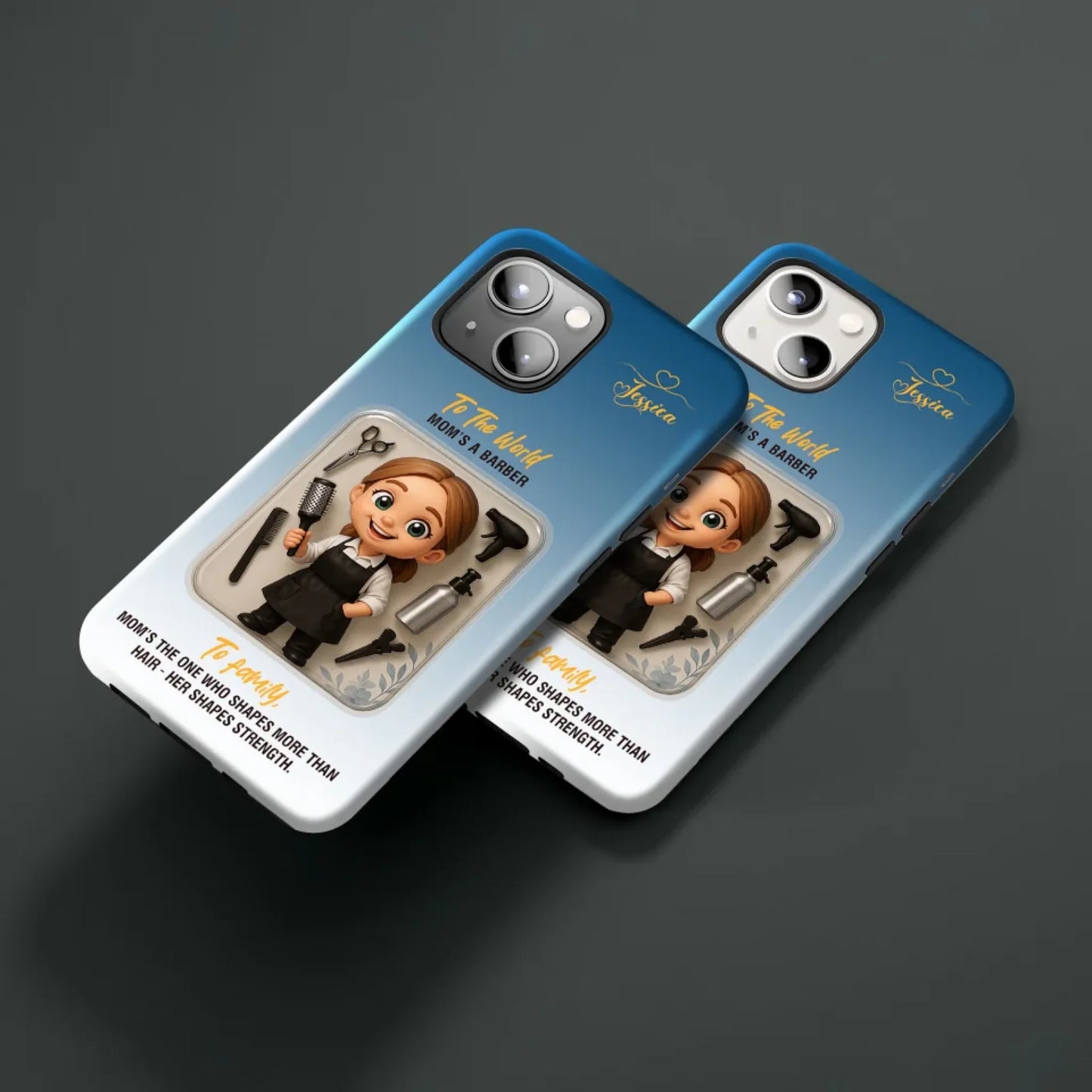 Baber Mom Mother’s Day Gift - Personalized Photo Chibi Phone Case for Mom - Custom Choo