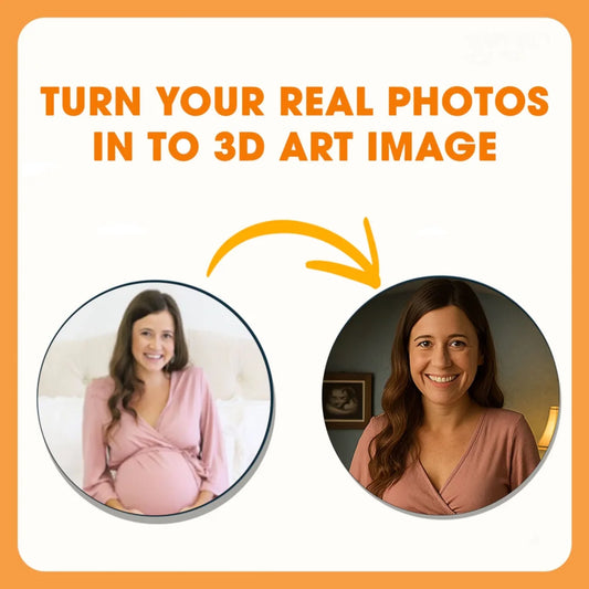 Mom Mother's Day Gift - Personalized Photo Car Ornament for Mom, Custom Choo