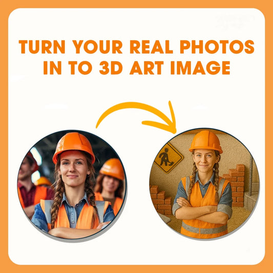 Laborer Mom Mother's Day Gift - Personalized Photo Car Ornament for Mom, Custom Choo