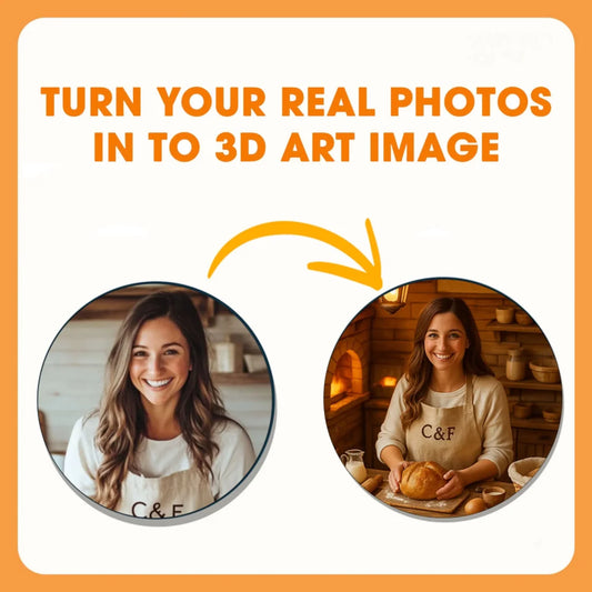 Baker Mom Mother's Day Gift - Personalized Photo Car Ornament for Mom, Custom Choo