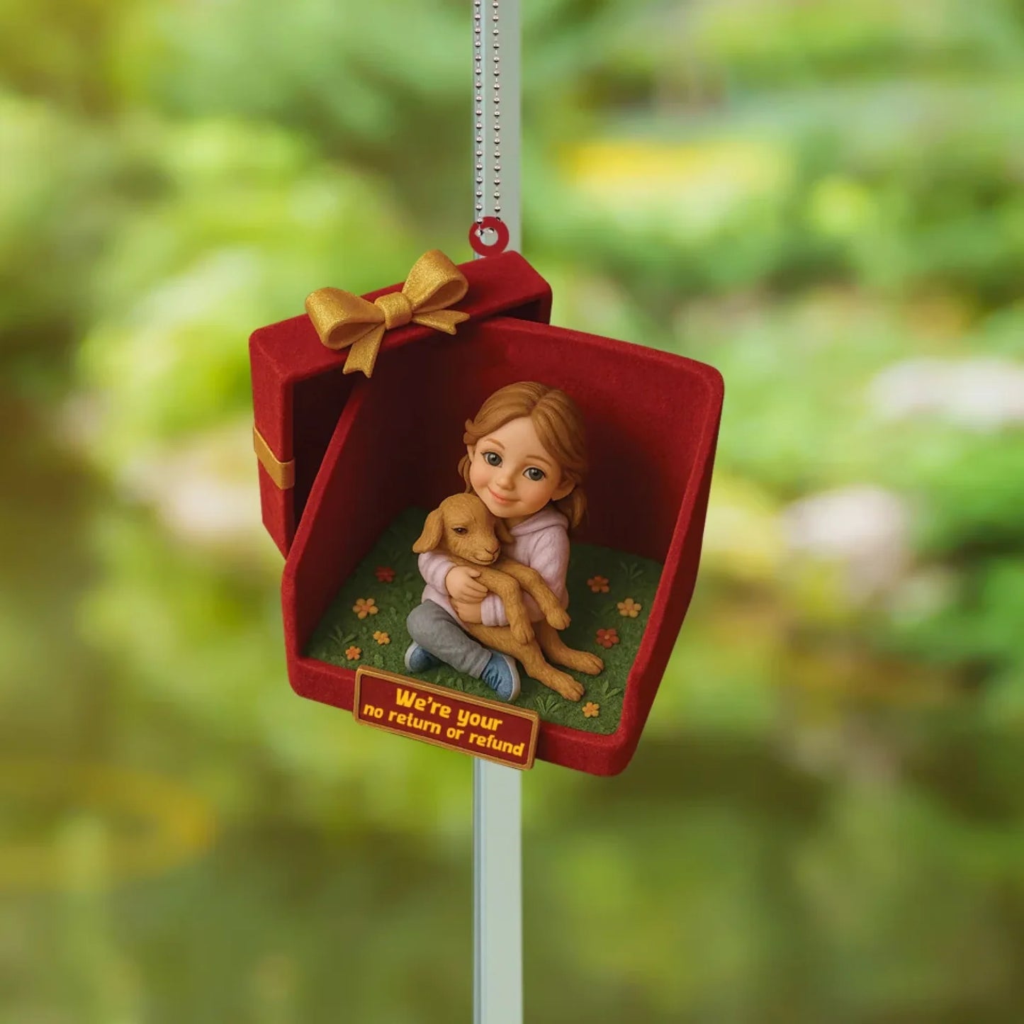 Personalized Photo Kids Figurine in Gift Box - We're Your No Return or Refund - Custom Choo