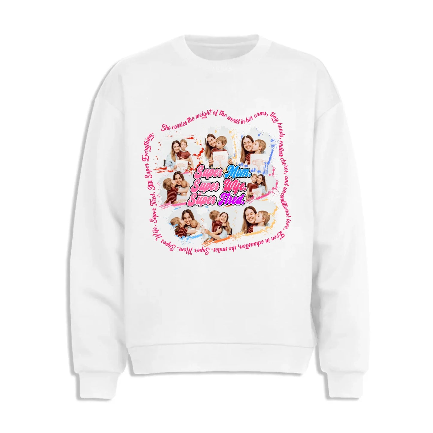 Mother’s Day Custom T-Shirt – Personalized Gift for Her with Photo Upload, Custom Choo