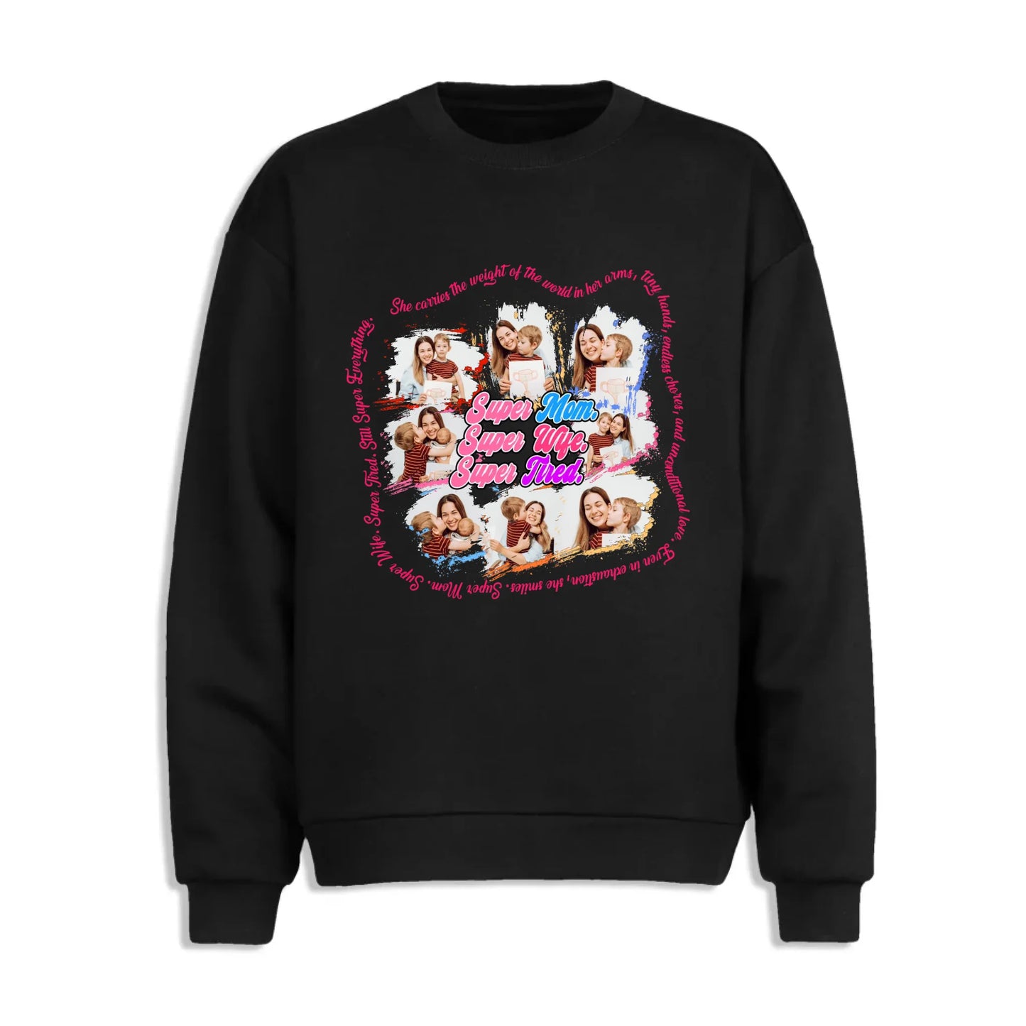 Mother’s Day Custom T-Shirt – Personalized Gift for Her with Photo Upload, Custom Choo