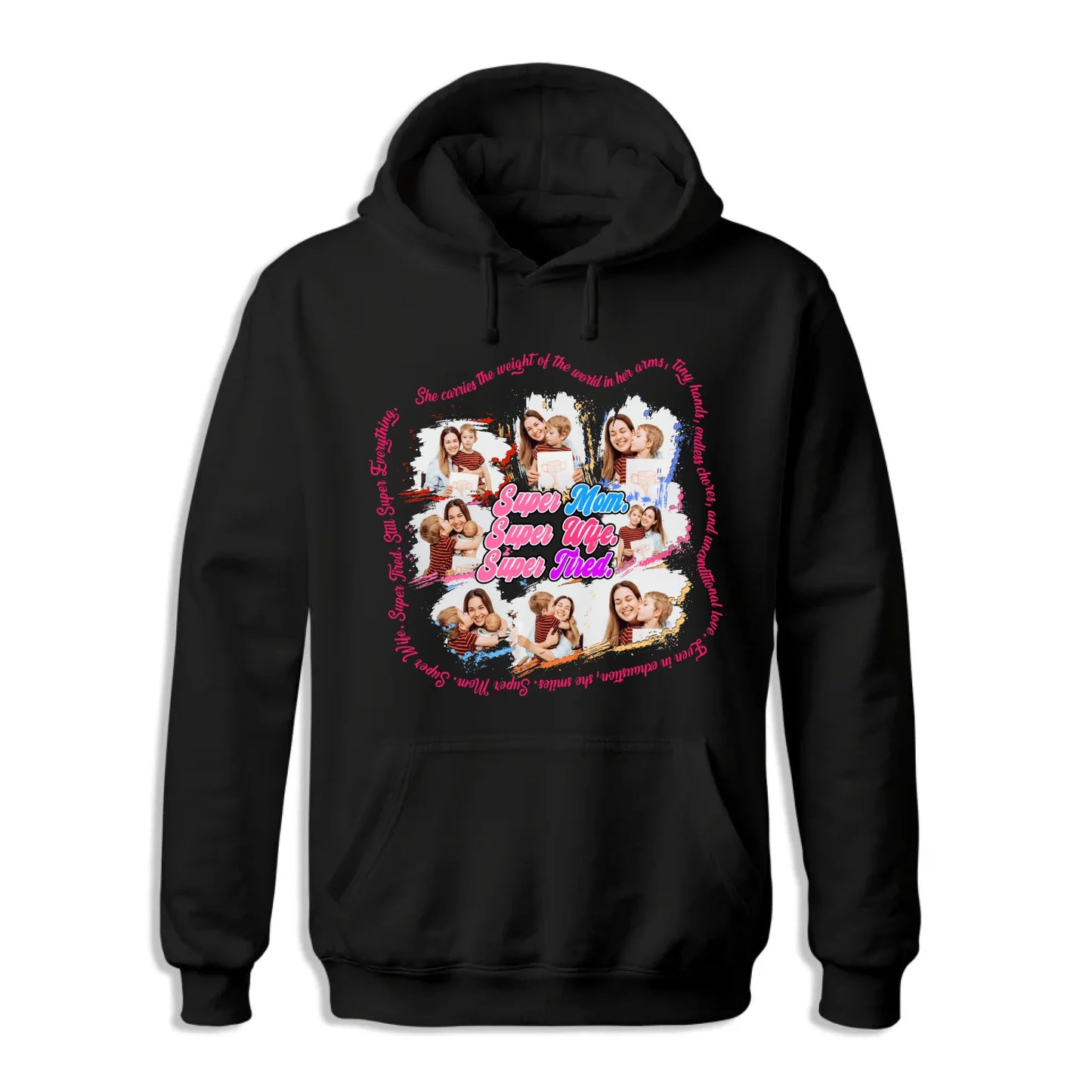 Mother’s Day Custom T-Shirt – Personalized Gift for Her with Photo Upload, Custom Choo