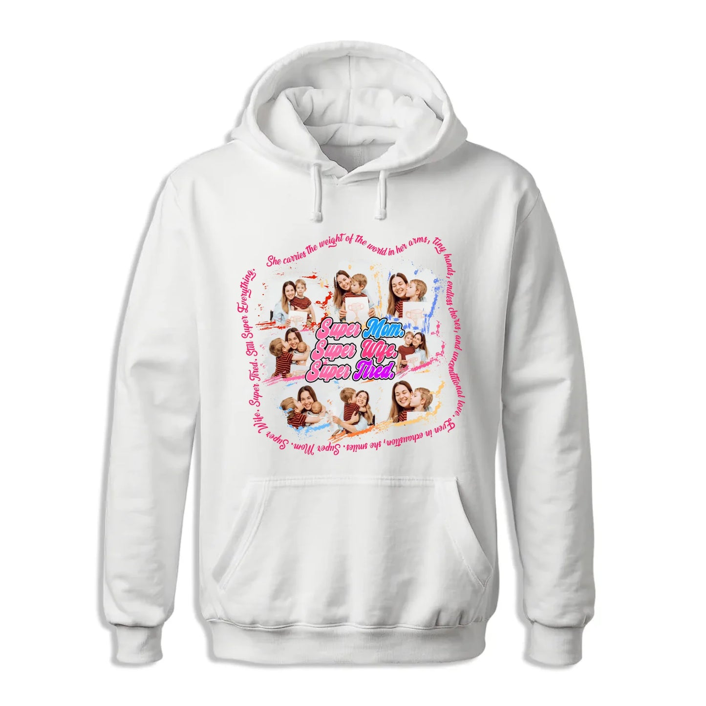 Mother’s Day Custom T-Shirt – Personalized Gift for Her with Photo Upload, Custom Choo