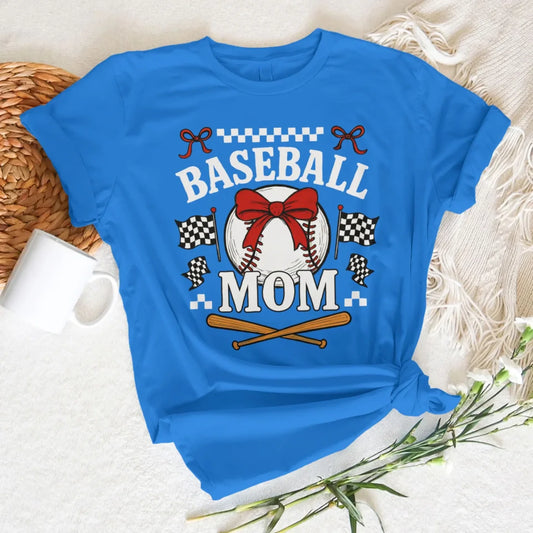 Baseball Mom Shirt – Proud Sports Mom T-Shirt for Game Day, Custom Choo
