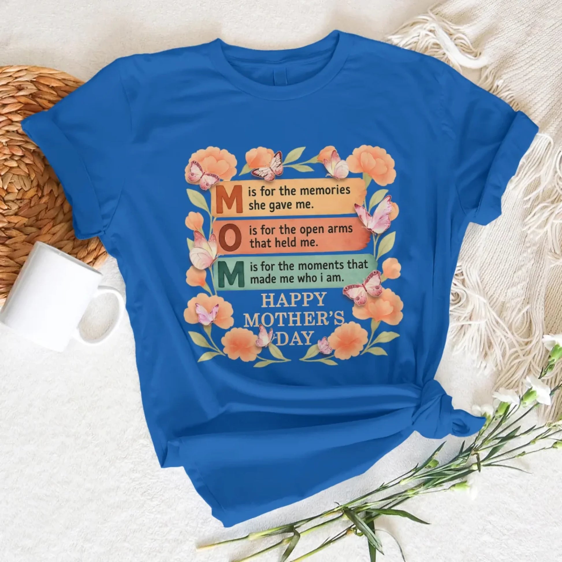 M.O.M – Moments. Openness. Memories, Painted in Love – A Tribute to Mom Shirt, Custom Choo