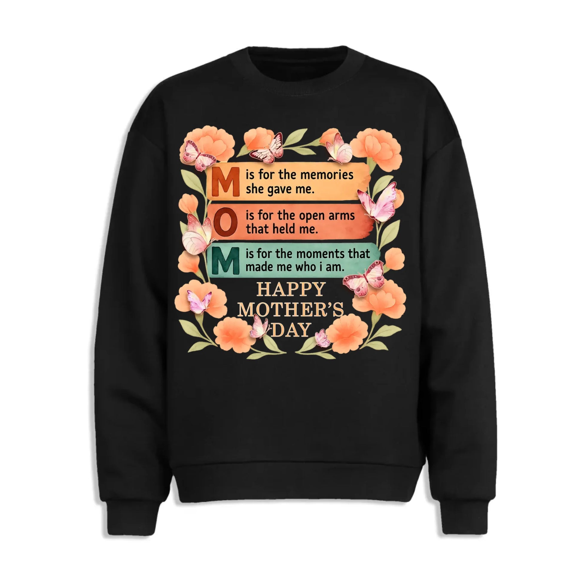 M.O.M – Moments. Openness. Memories, Painted in Love – A Tribute to Mom Shirt, Custom Choo