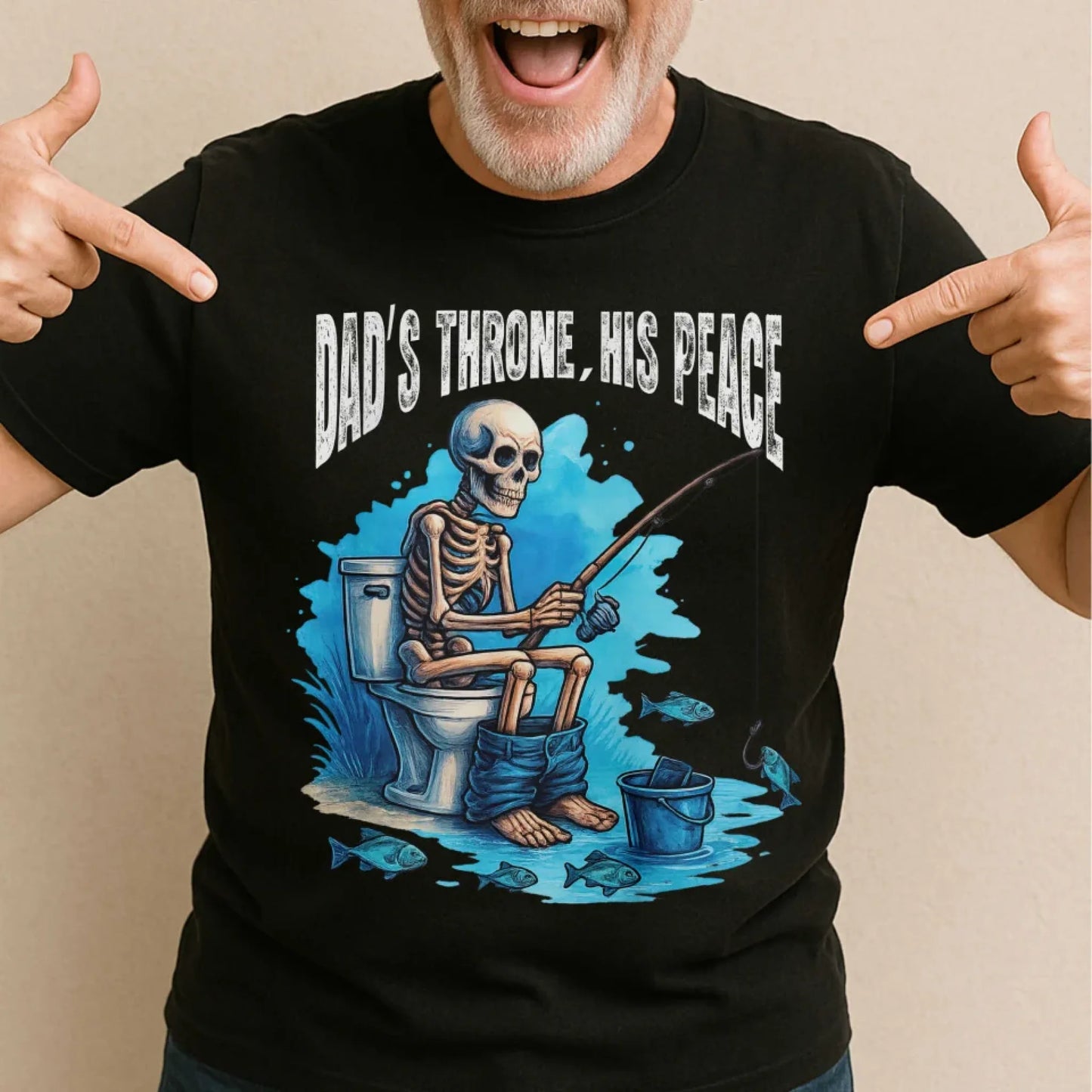 Dad’s Throne. His Peace, Father's Day Gift For Dad, Custom Choo