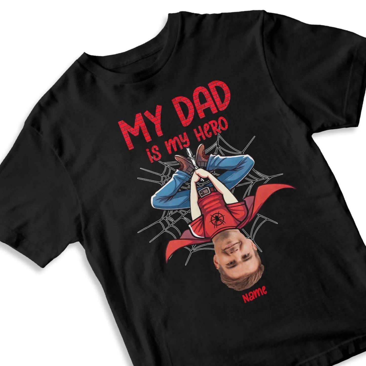 Funny Gifts For Dad - My Dad Is My Hero - Personalized Photo, Custom Choo