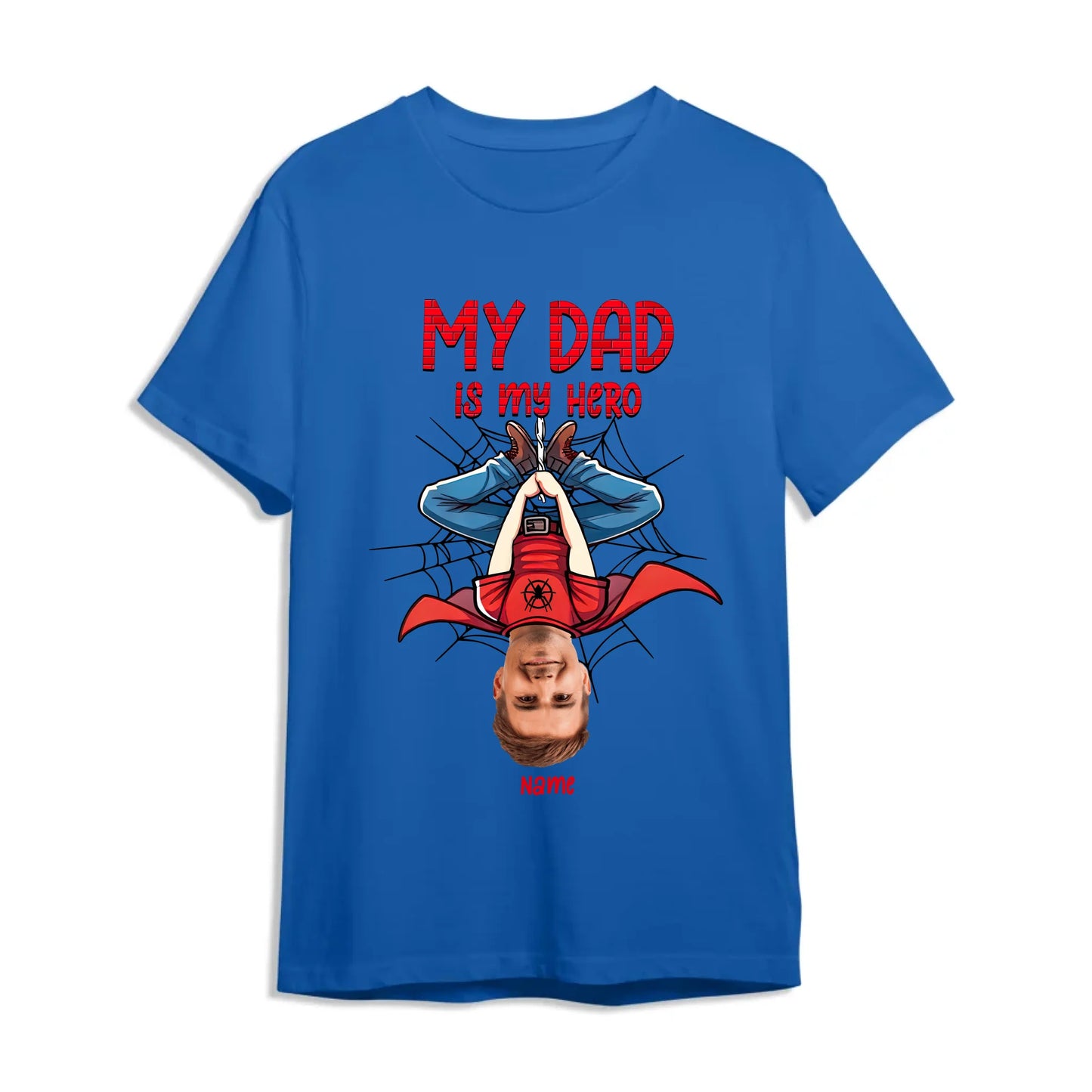 Funny Gifts For Dad - My Dad Is My Hero - Personalized Photo, Custom Choo