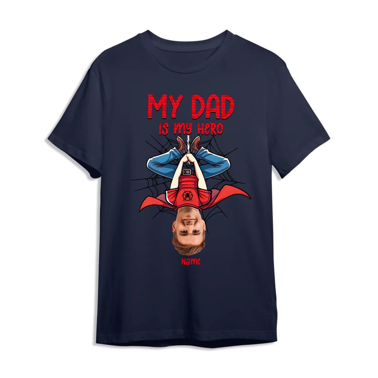 Funny Gifts For Dad - My Dad Is My Hero - Personalized Photo, Custom Choo