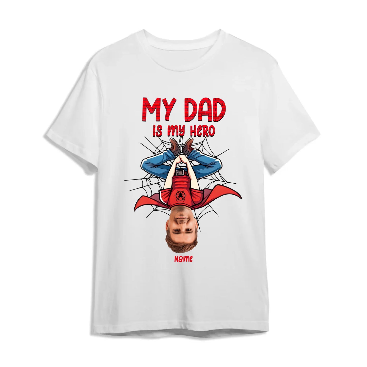 Funny Gifts For Dad - My Dad Is My Hero - Personalized Photo, Custom Choo