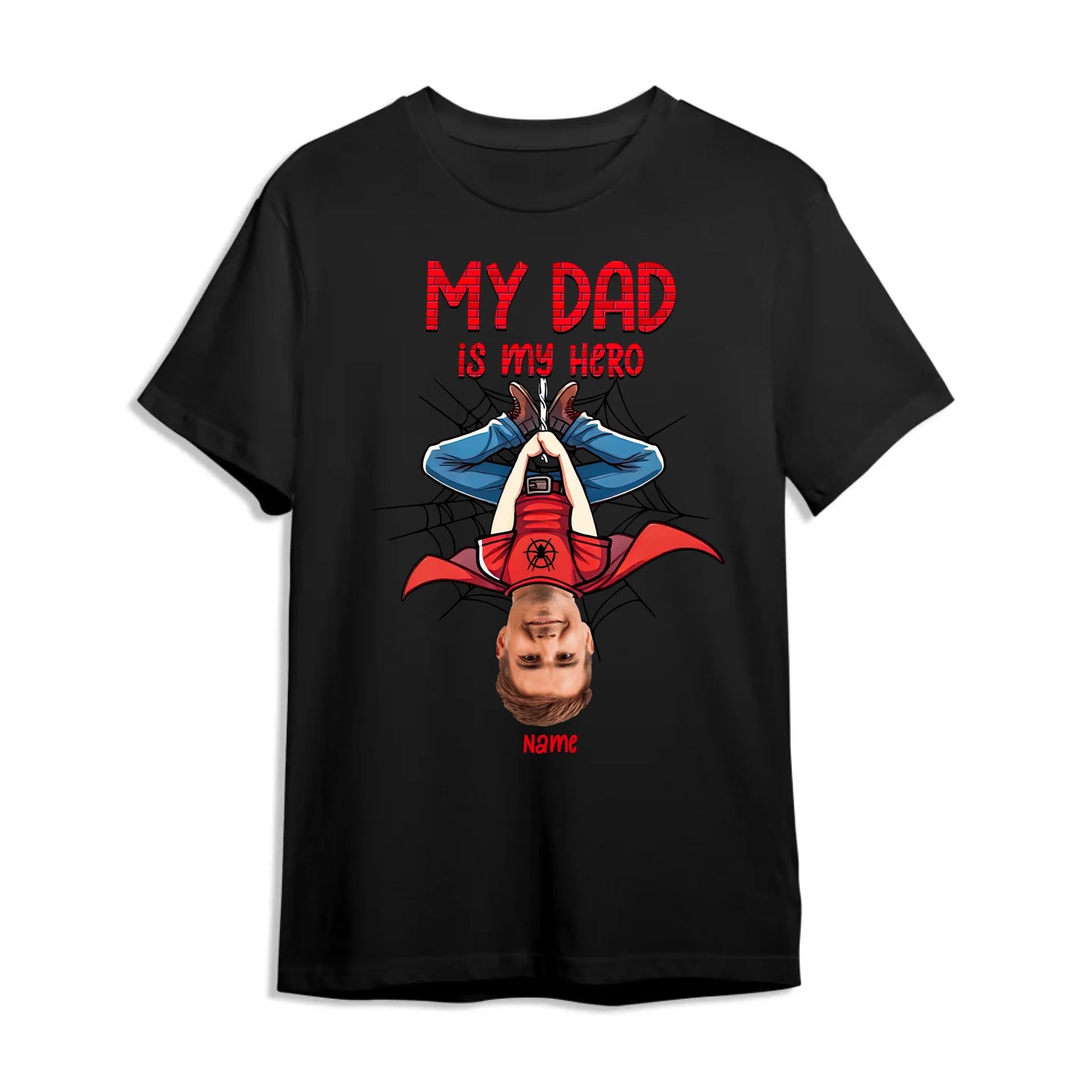 Funny Gifts For Dad - My Dad Is My Hero - Personalized Photo, Custom Choo