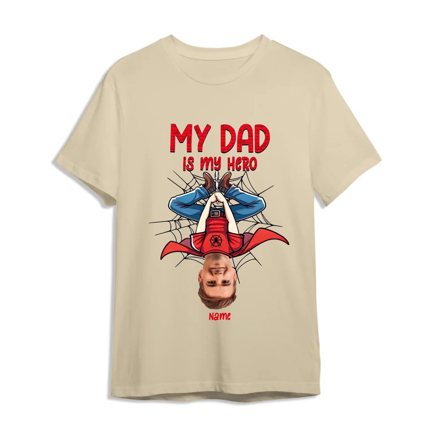 Funny Gifts For Dad - My Dad Is My Hero - Personalized Photo, Custom Choo