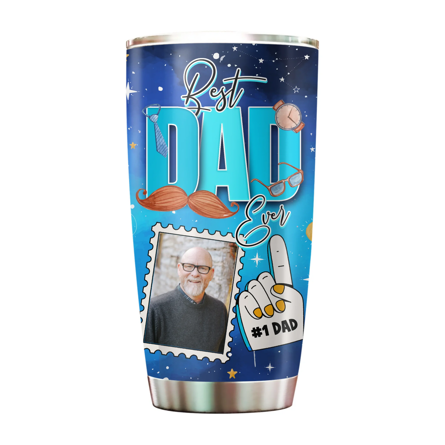 Best Dad Ever, Love You Daddy, Personalized Photo Dad, Happy Father's Day, Custom Choo