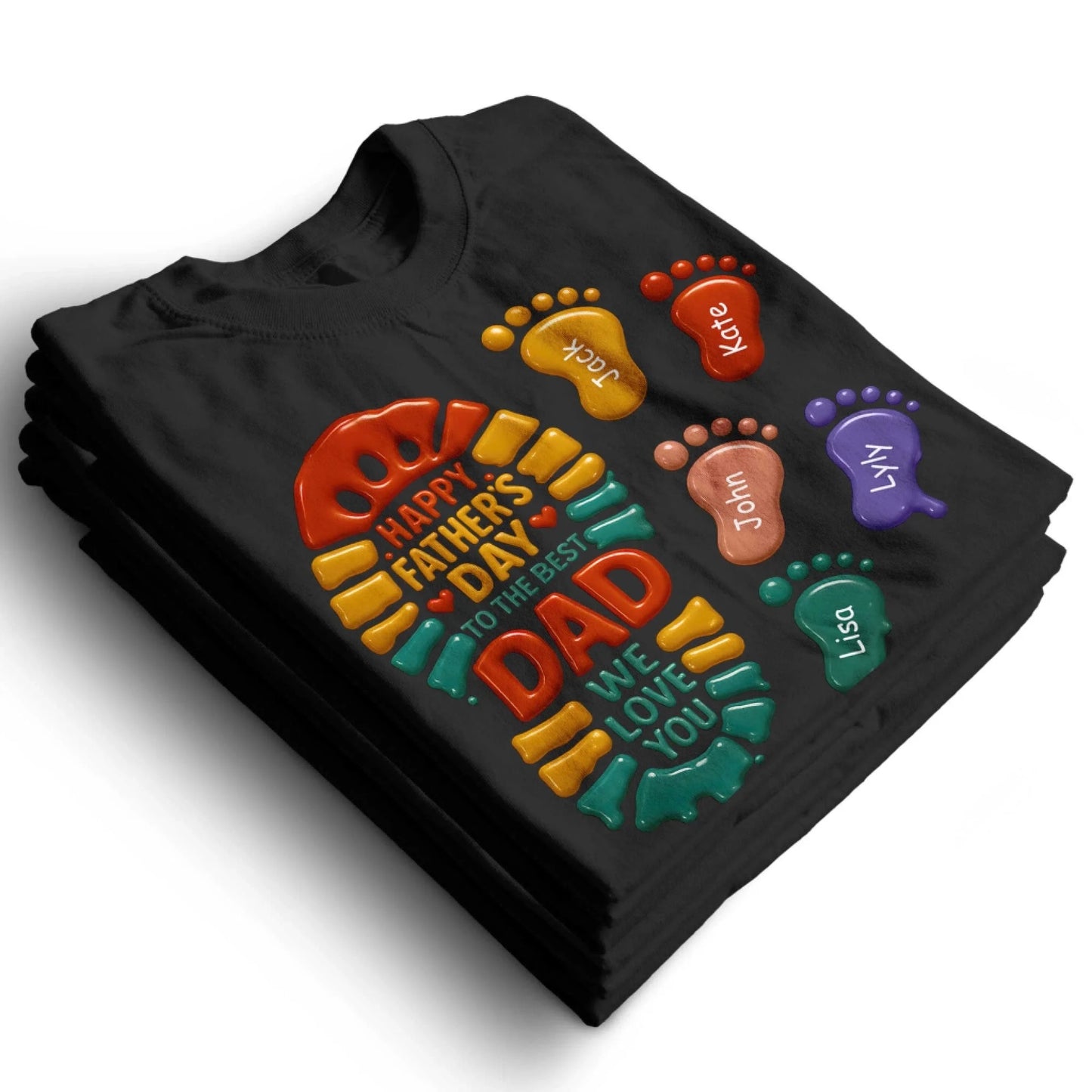 Happy Father's Day to the best Dad, We Love You Shirt, Custom Choo
