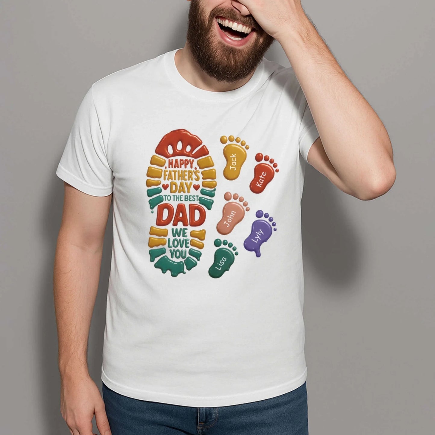 Happy Father's Day to the best Dad, We Love You Shirt, Custom Choo