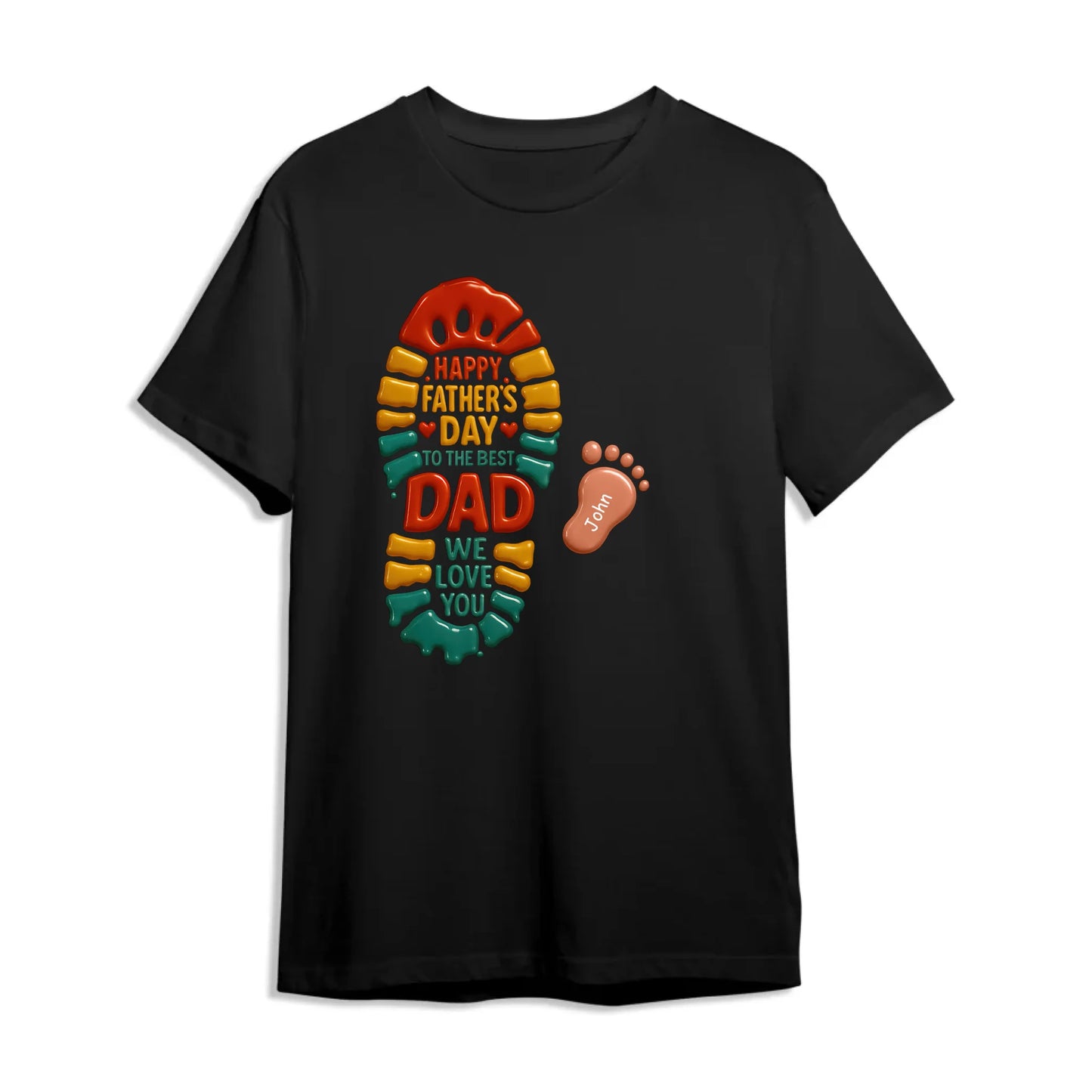 Happy Father's Day to the best Dad, We Love You Shirt, Custom Choo